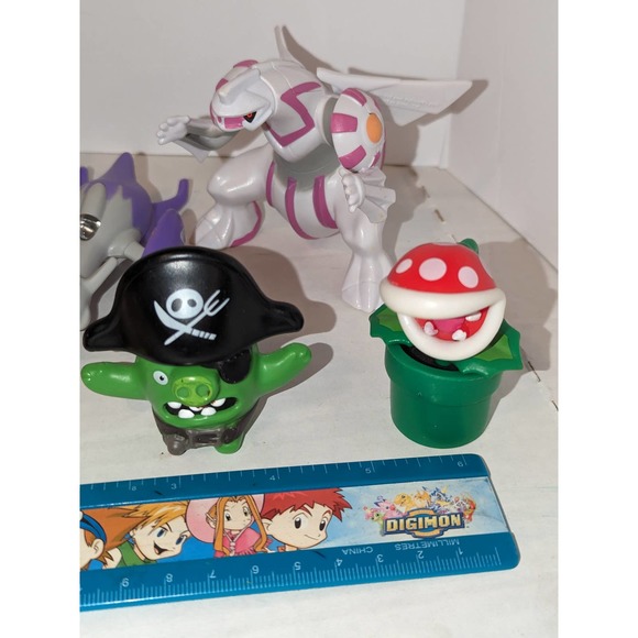 Mixed Lot Pokemon Angry Bird Toys Figures Plushies Super Mario Vintage Rare - Picture 2 of 11